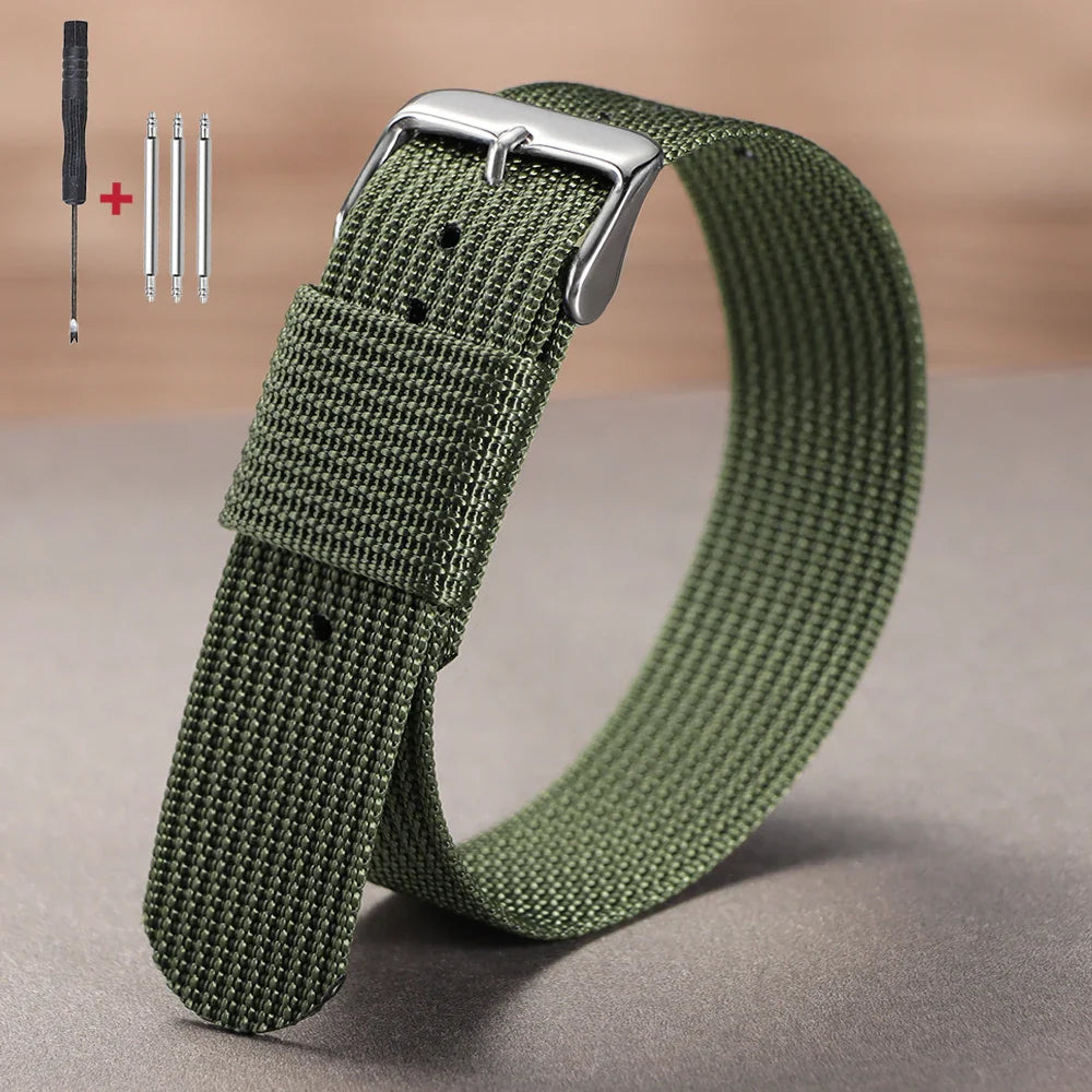 OnePlus Braided Nylon Sport Watch Band Breathable Pin Buckle Wrist Strap BandsCo Straps
