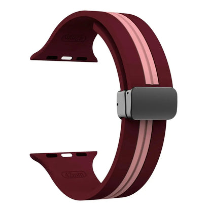 Apple Watch Silicone Strap - Durable Magnetic Closure Design BandsCo Straps