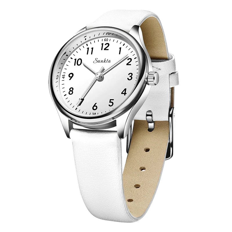 Gold Stainless Steel Women's Watch Quartz Minimalist BandsCo Straps