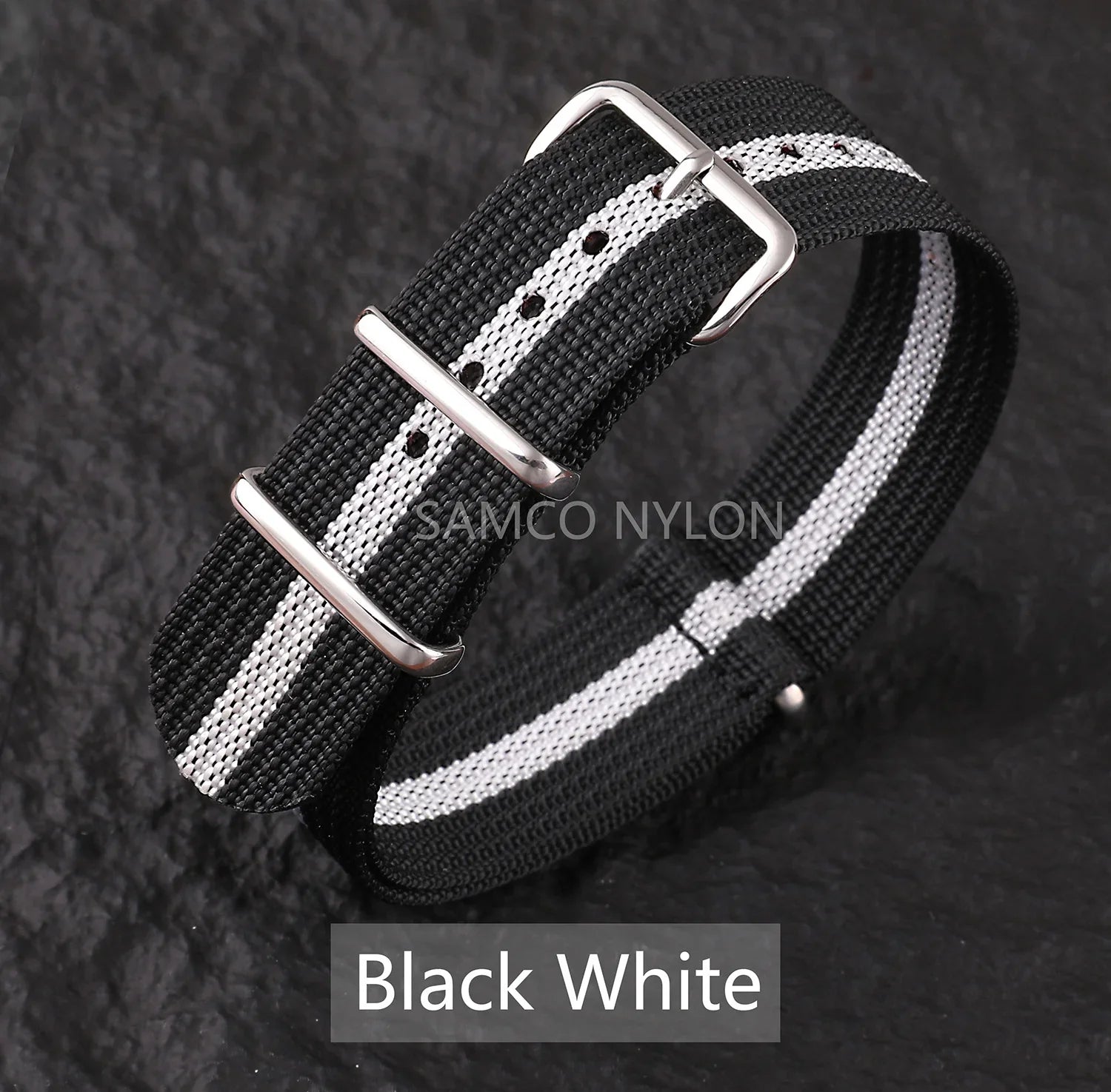 COROS Nylon Ribbed Watch Band For Smartwatch - Military Washable Strap BandsCo Straps