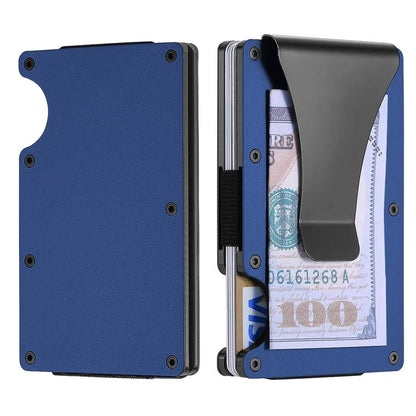 RFID Blocking Minimalist Scratch Resistant Slim Credit Card Holder Wallet with Easily Removable Money Clip DailySale