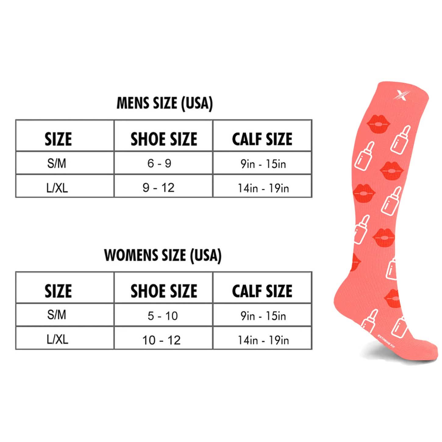 6-Pairs: Women's Pain Relief And Recovery Knee High Compression Socks DailySale