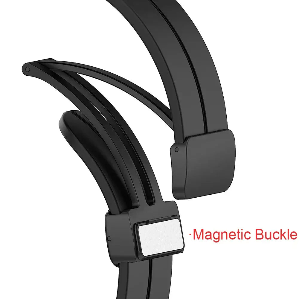 Fitbit Versa & Sense Silicone Strap With Magnetic Clasp BandsCo Straps