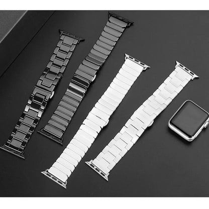 Apple Watch Ceramic Strap - Premium Stainless Steel Clasp BandsCo Straps