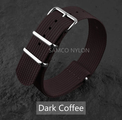COROS Nylon Ribbed Watch Band For Smartwatch - Military Washable Strap BandsCo Straps