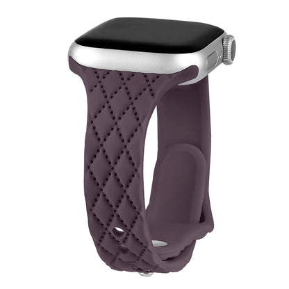 Apple Watch Silicone Strap - Slim Engraved Comfort Fit BandsCo Straps
