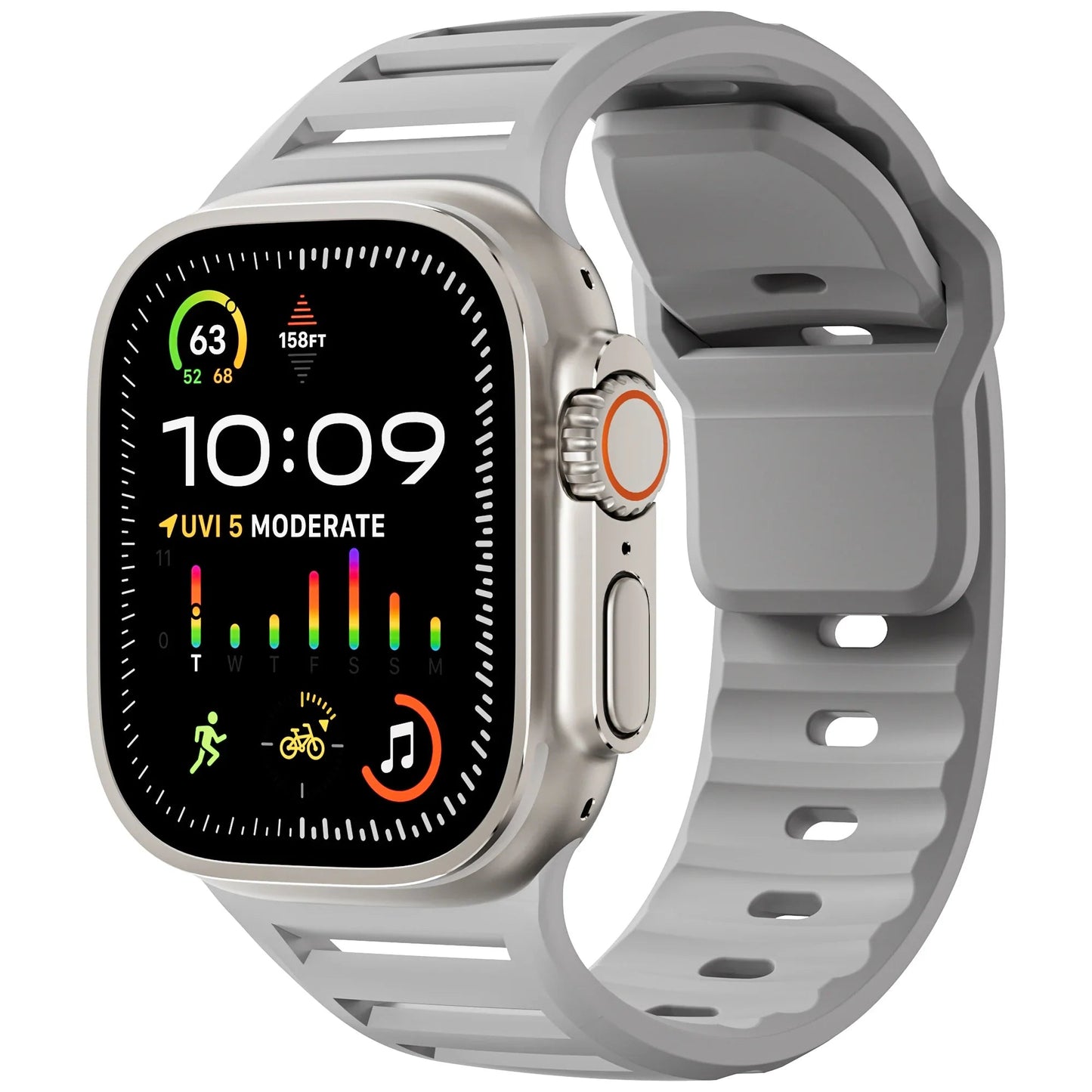 Apple Watch Sport Silicone Strap - Flexible, Waterproof Band BandsCo Straps