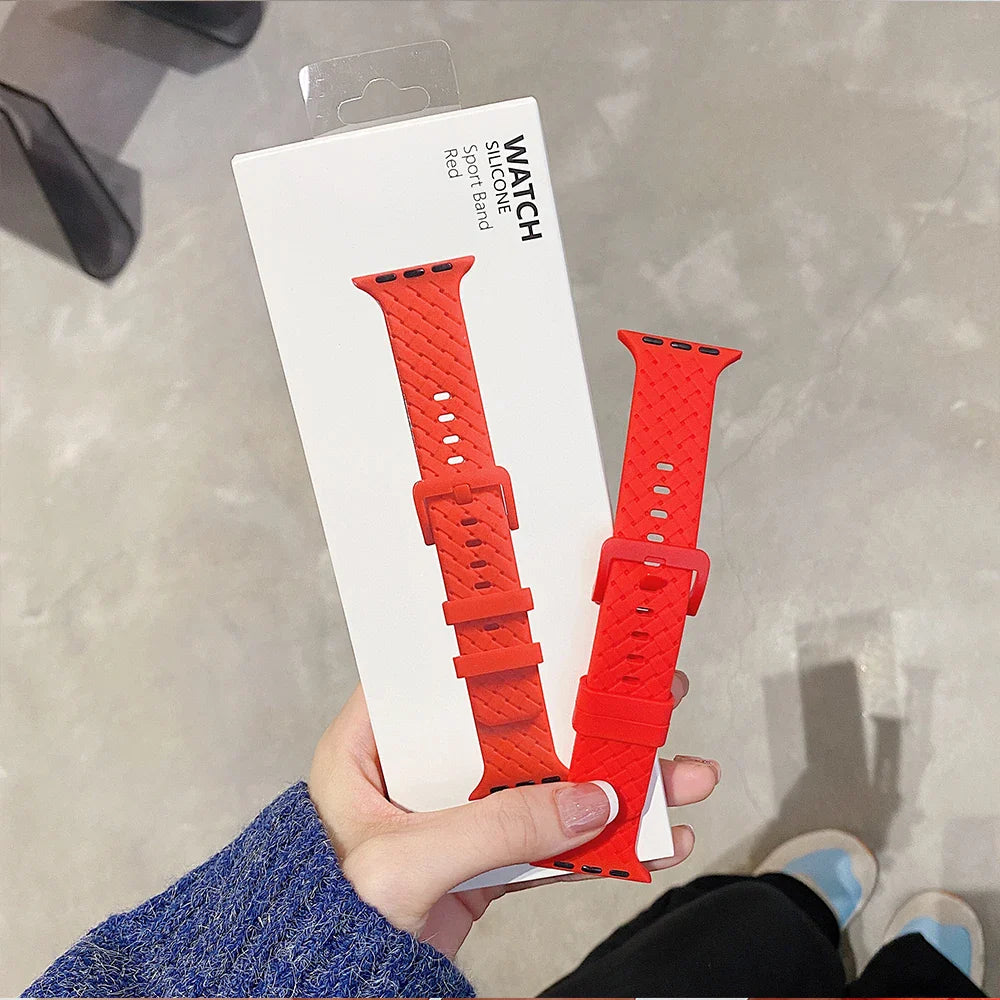 Apple Watch Silicone Strap - Soft Comfortable Rubber Band BandsCo Straps