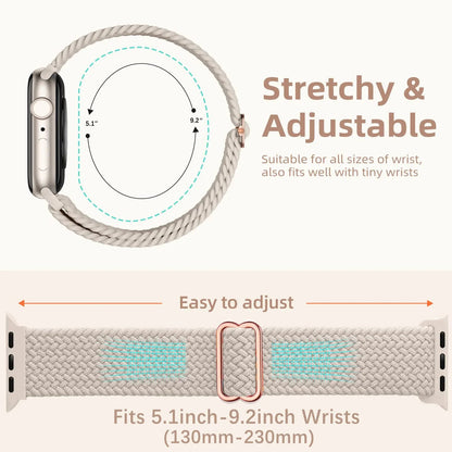 Apple Watch Braided Strap - Soft Elastic Nylon Band BandsCo Straps