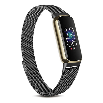 Fitbit Luxe Steel Magnetic Band - Elegant Mesh Design BandsCo Straps