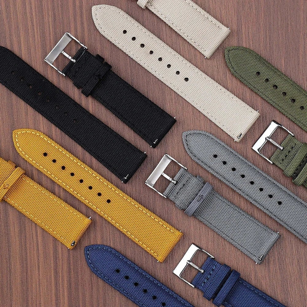 Amazfit Sailcloth Nylon Watch Band with Quick Release - Sport Strap BandsCo Straps