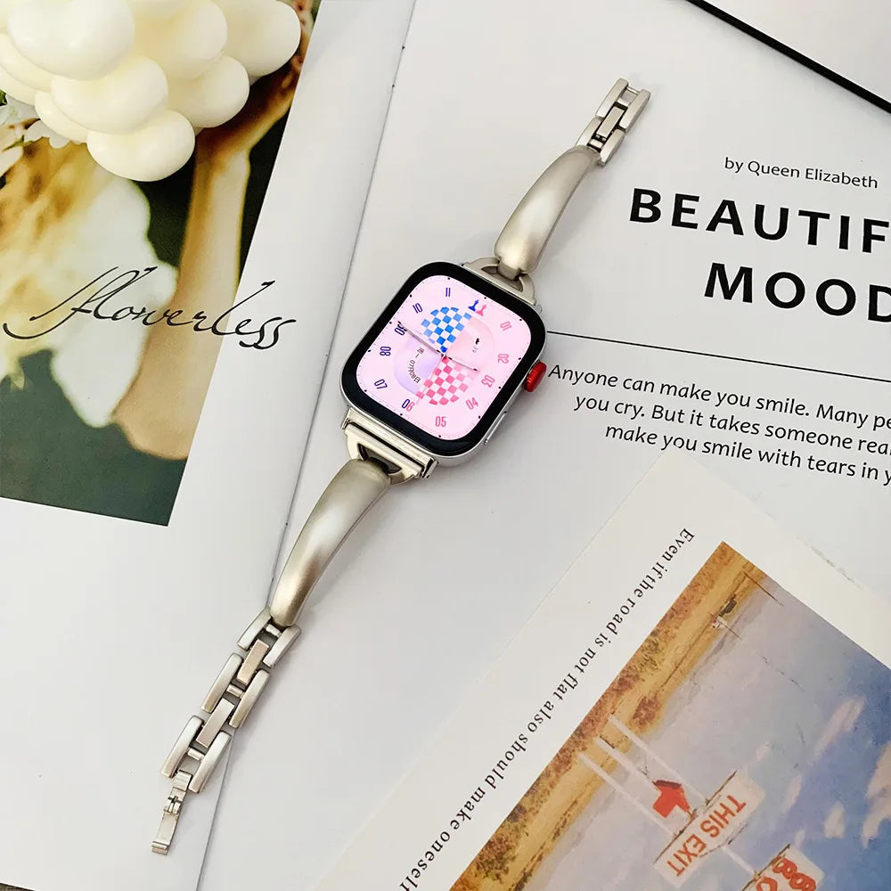 Polished Bangle Cuff Strap for Apple Watch Wristwatchstraps.co