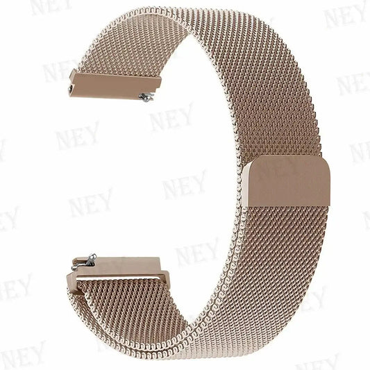 Amazfit Milanese Loop Band Stainless Steel Smartwatch Strap Metal Bracelet BandsCo Straps