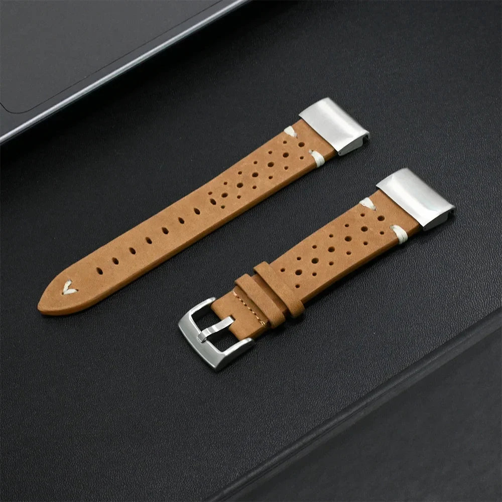 Garmin Leather Band - Genuine Premium Strap BandsCo Straps