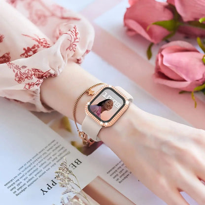Apple Watch Case - Durable Gem-Studded Elegant Protection BandsCo Straps