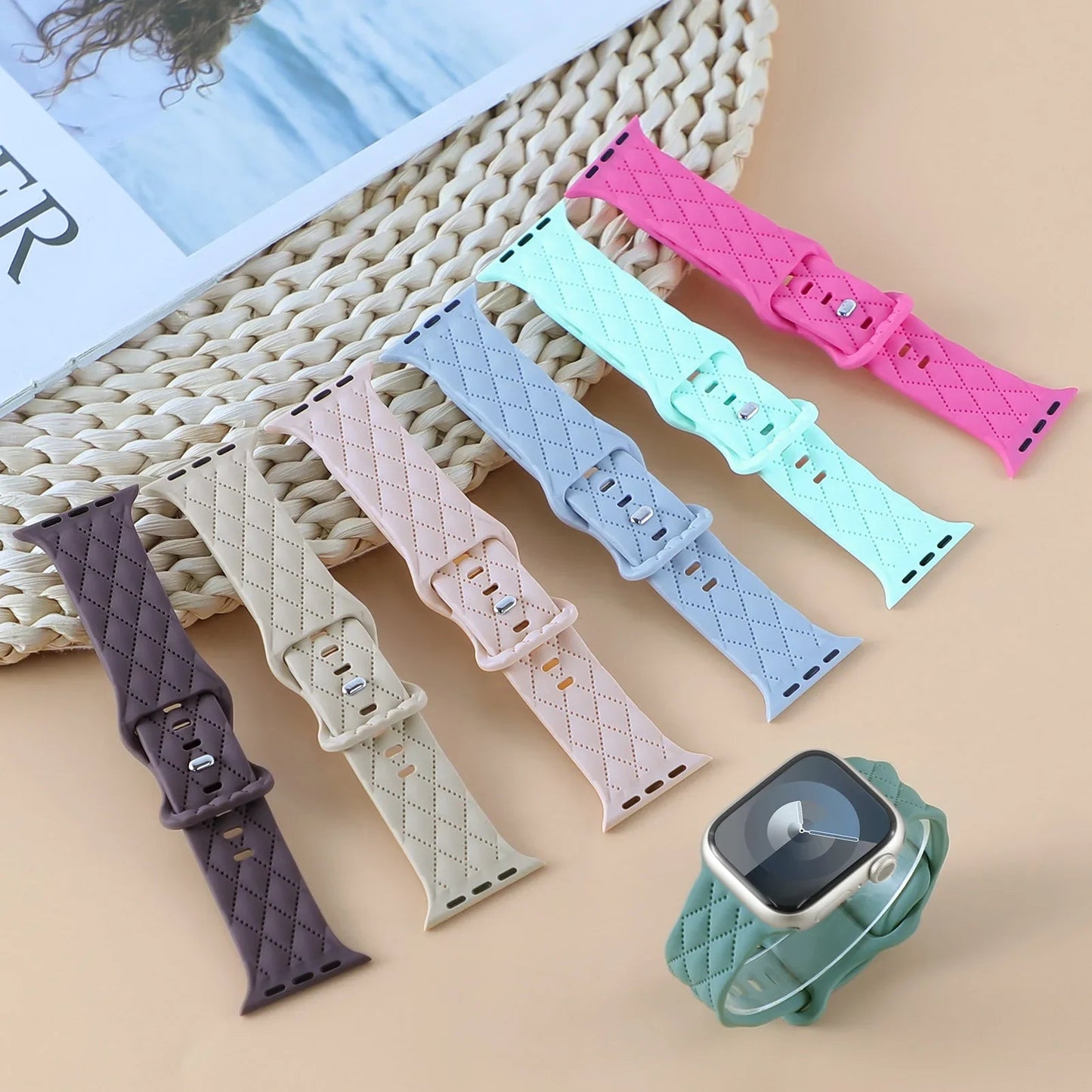 Apple Watch Silicone Strap - Soft Flexible Waterproof Band BandsCo Straps