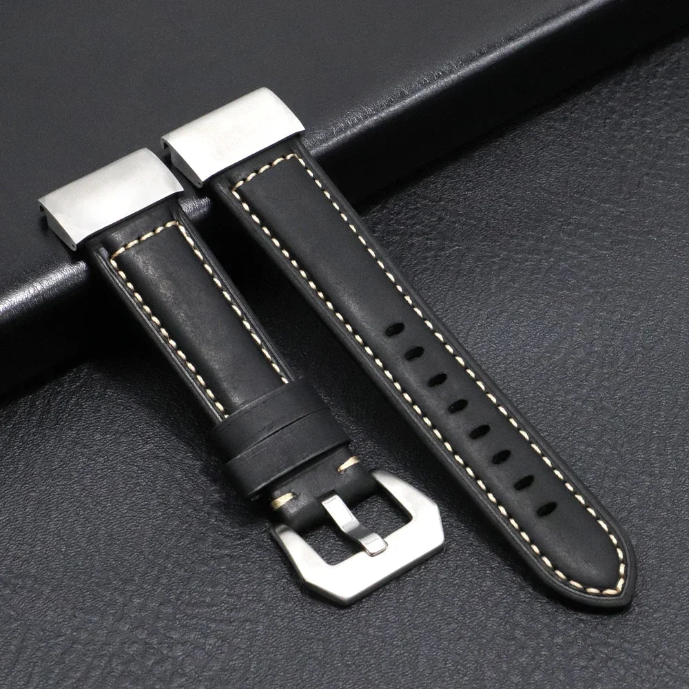 Garmin Genuine Leather Band - Stylish and Durable BandsCo Straps