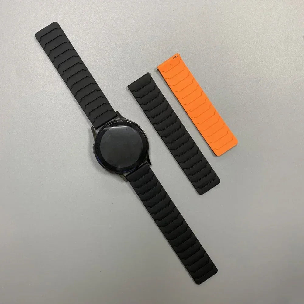 Amazfit Silicone Magnetic Watch Band Replacement Strap For Sports Watch BandsCo Straps