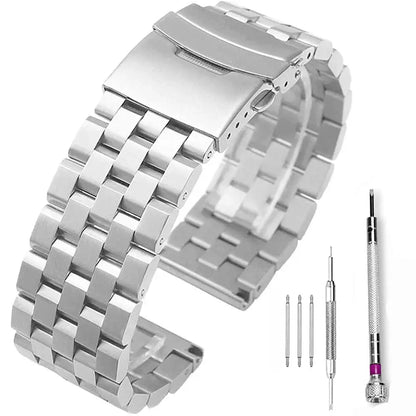 Samsung Galaxy Watch Stainless Steel Strap - Sleek Design BandsCo Straps
