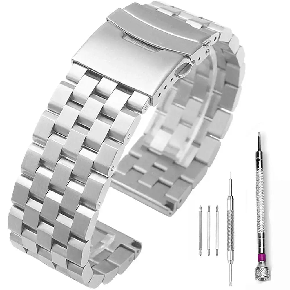 Suunto Stainless Steel Watch Band - Premium Polished Design BandsCo Straps