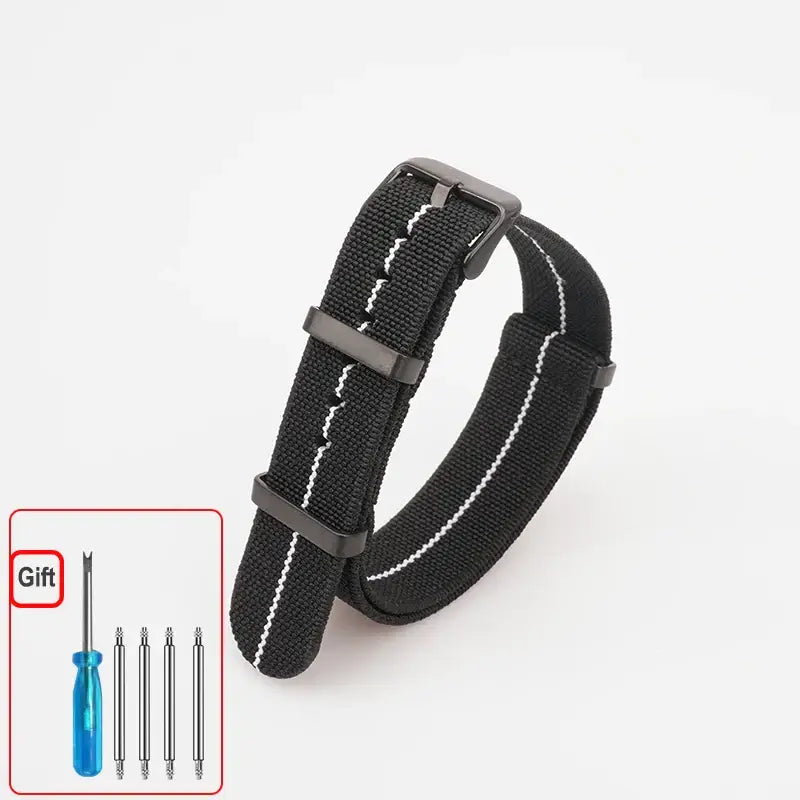 Amazfit Nylon Watch Band NATO Strap Waterproof Washable Elastic BandsCo Straps
