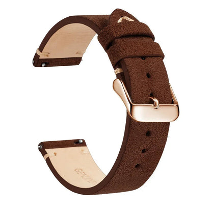 Polar Leather Watch Band Quick Release Genuine Cowhide Unisex BandsCo Straps