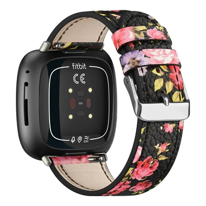 Fitbit Versa & Sense Leather Band - Premium Classic Design BandsCo Straps