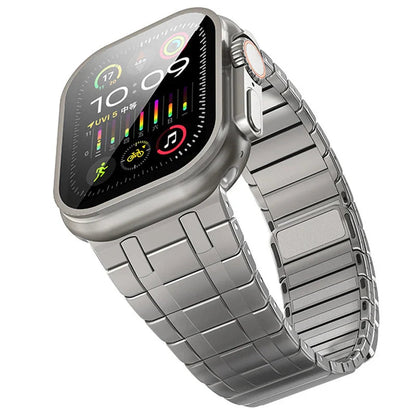 Apple Watch Magnetic Stainless Steel Band - Premium Titanium Color BandsCo Straps