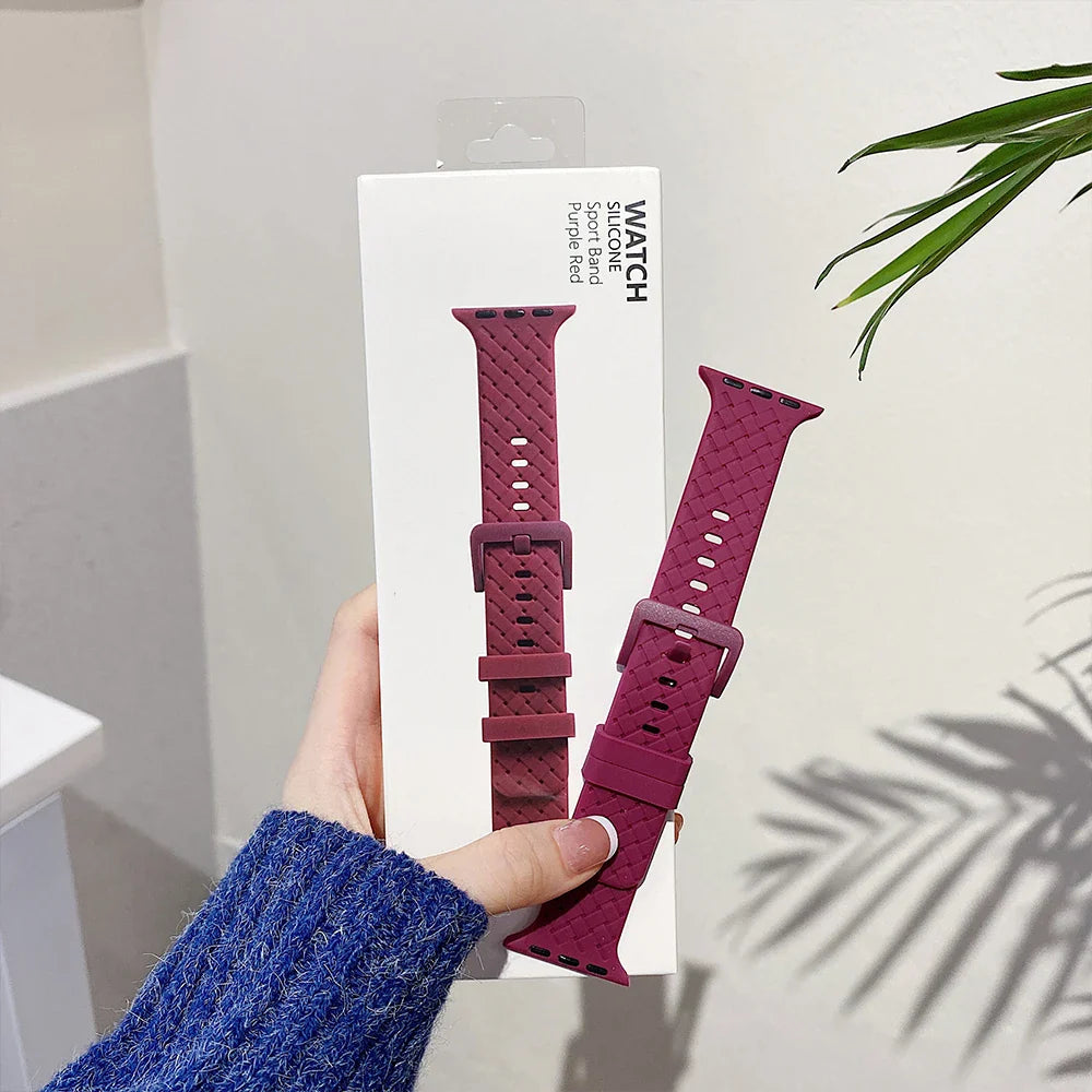 Apple Watch Silicone Strap - Soft Comfortable Rubber Band BandsCo Straps