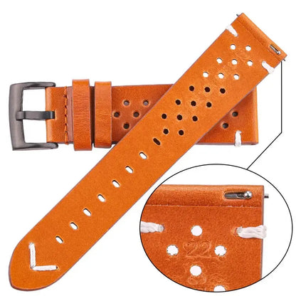 Samsung Galaxy Watch Genuine Breathable Leather Strap BandsCo Straps