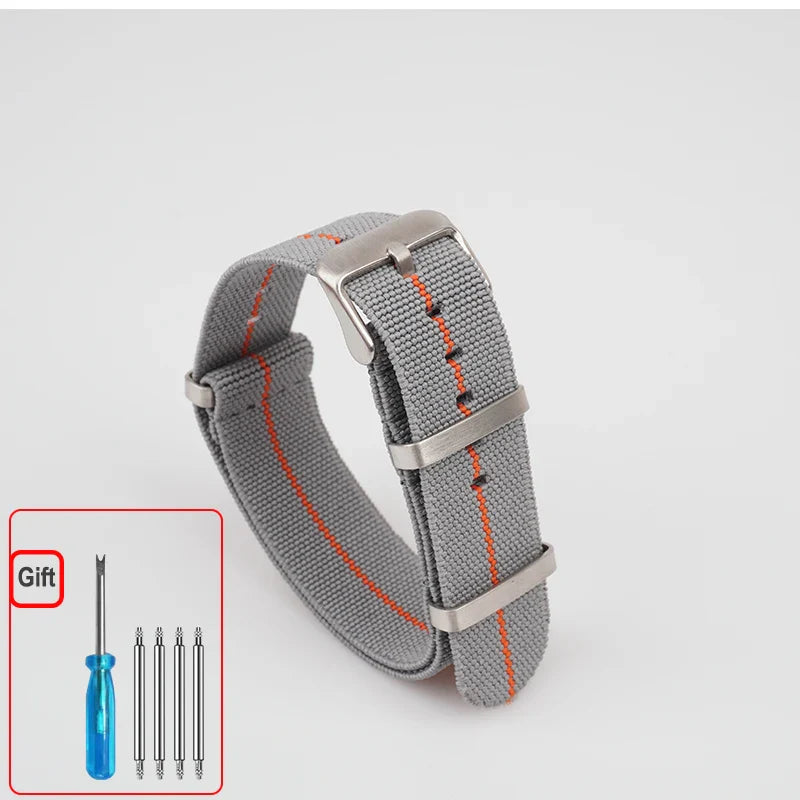 COROS Elastic Nylon Watch Band - Washable Waterproof Strap For Outdoors BandsCo Straps