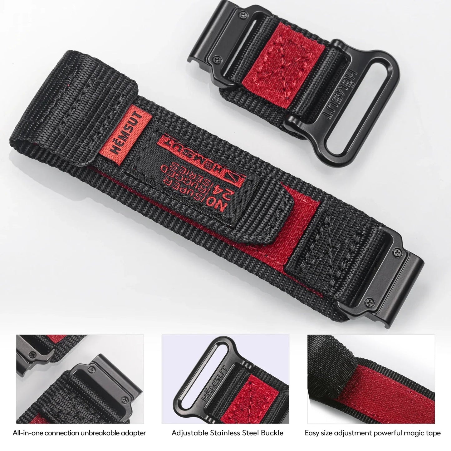 Garmin Nylon Band - Durable Military Sports Strap BandsCo Straps