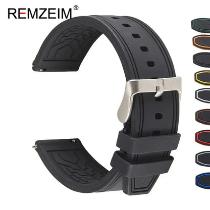 Suunto Silicone Strap - Soft, Flexible, Waterproof Design BandsCo Straps