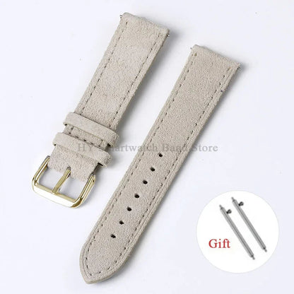 Polar Suede Leather Watch Strap For Polar Smartwatch - Handmade Quick Release BandsCo Straps