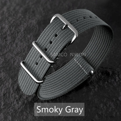 COROS Nylon Ribbed Watch Band For Smartwatch - Military Washable Strap BandsCo Straps