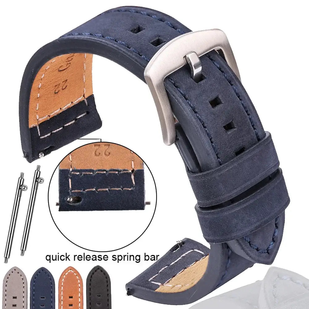 Samsung Galaxy Watch Soft Leather Band - Premium Design BandsCo Straps