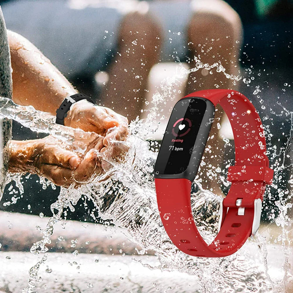 Fitbit Luxe Waterproof Silicone Strap - Soft Comfortable Band BandsCo Straps