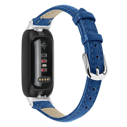 Fitbit Inspire 3 Slim Leather Band – Elegant Minimalist Strap BandsCo Straps
