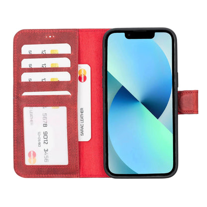 iPhone 14 Pro Max Leather Wallet Case Detachable RFID – Liluri Mizuri Leather