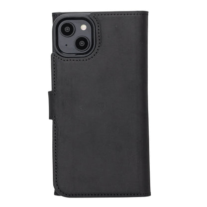 iPhone 14 Plus Leather Wallet Case Detachable RFID – Santa Mizuri Leather