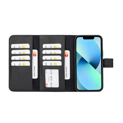 iPhone 14 Plus Leather Wallet Case Detachable RFID – Santa Mizuri Leather