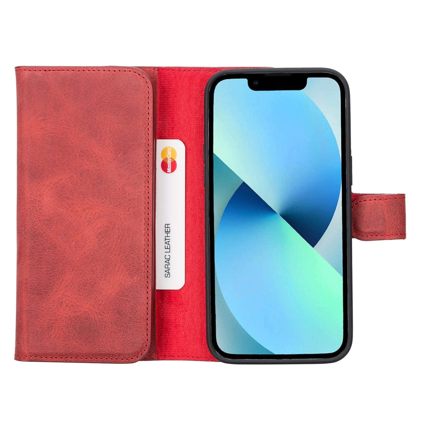 iPhone 14 Pro Max Leather Wallet Case Detachable RFID – Santa Mizuri Leather