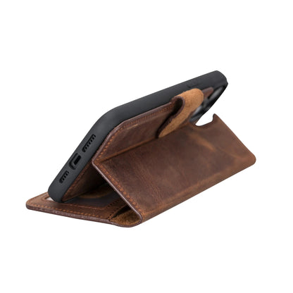 iPhone 14 Plus Leather Wallet Case Detachable RFID – Liluri Mizuri Leather