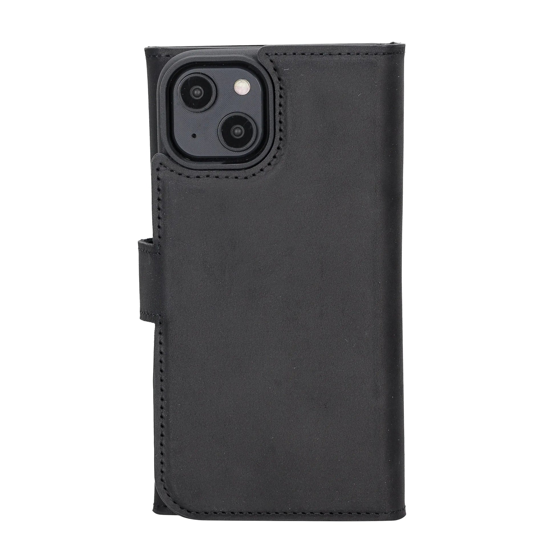 iPhone 14 Leather Wallet Case Detachable RFID – Santa Mizuri Leather