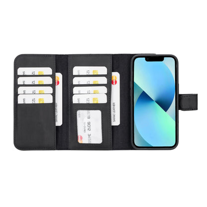 iPhone 14 Leather Wallet Case Detachable RFID – Santa Mizuri Leather