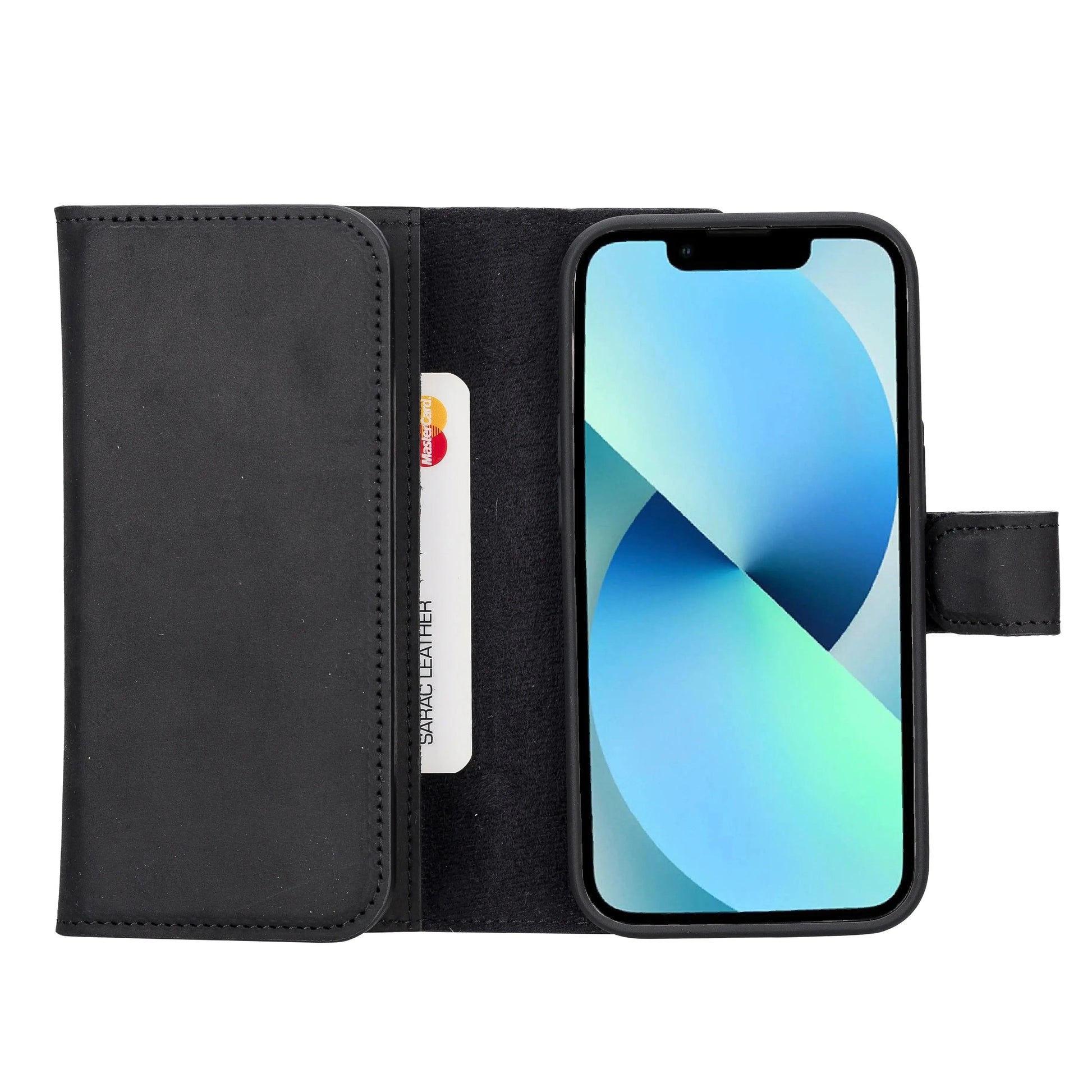 iPhone 14 Pro Leather Wallet Case Detachable RFID – Santa Mizuri Leather