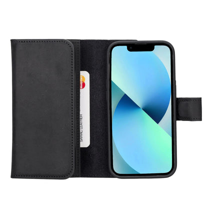 iPhone 14 Pro Leather Wallet Case Detachable RFID – Santa Mizuri Leather