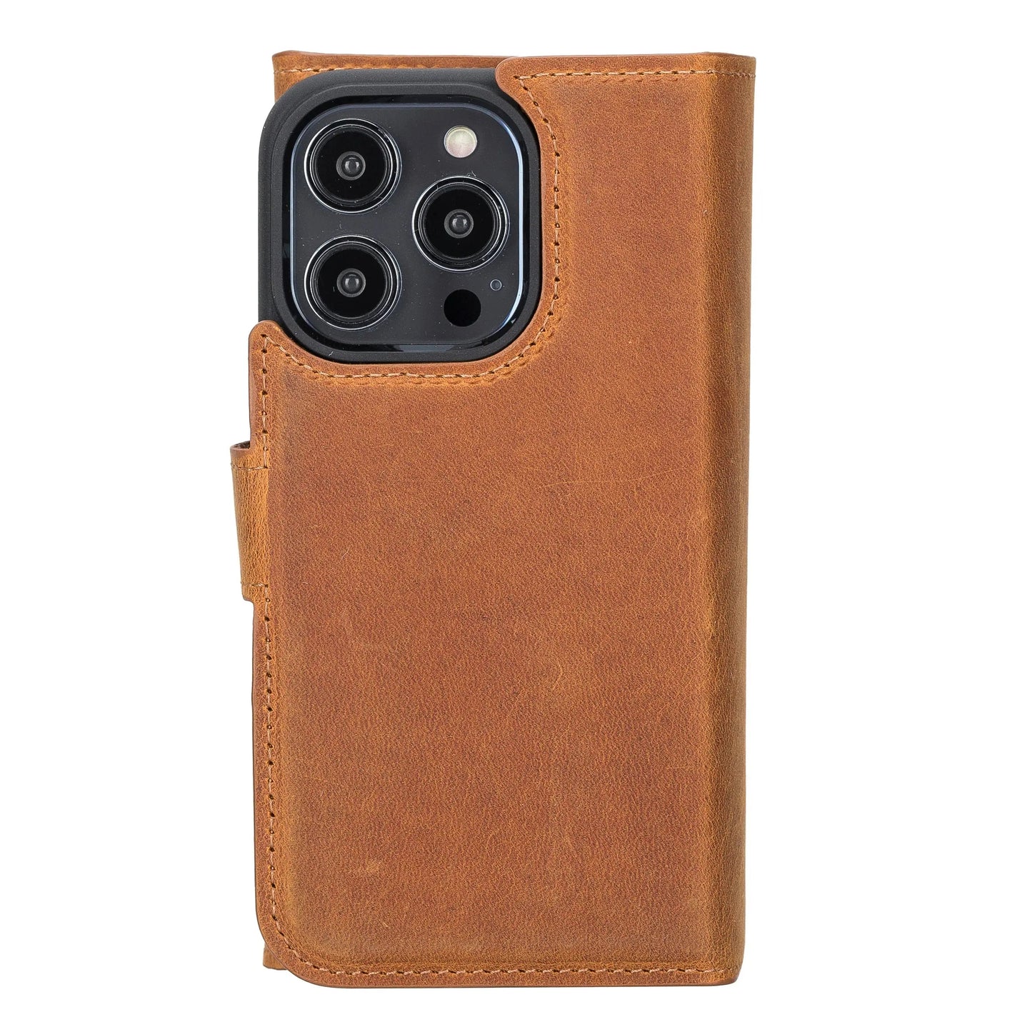 iPhone 14 Pro Leather Wallet Case Detachable RFID – Santa Mizuri Leather
