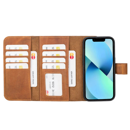 iPhone 14 Pro Leather Wallet Case Detachable RFID – Santa Mizuri Leather