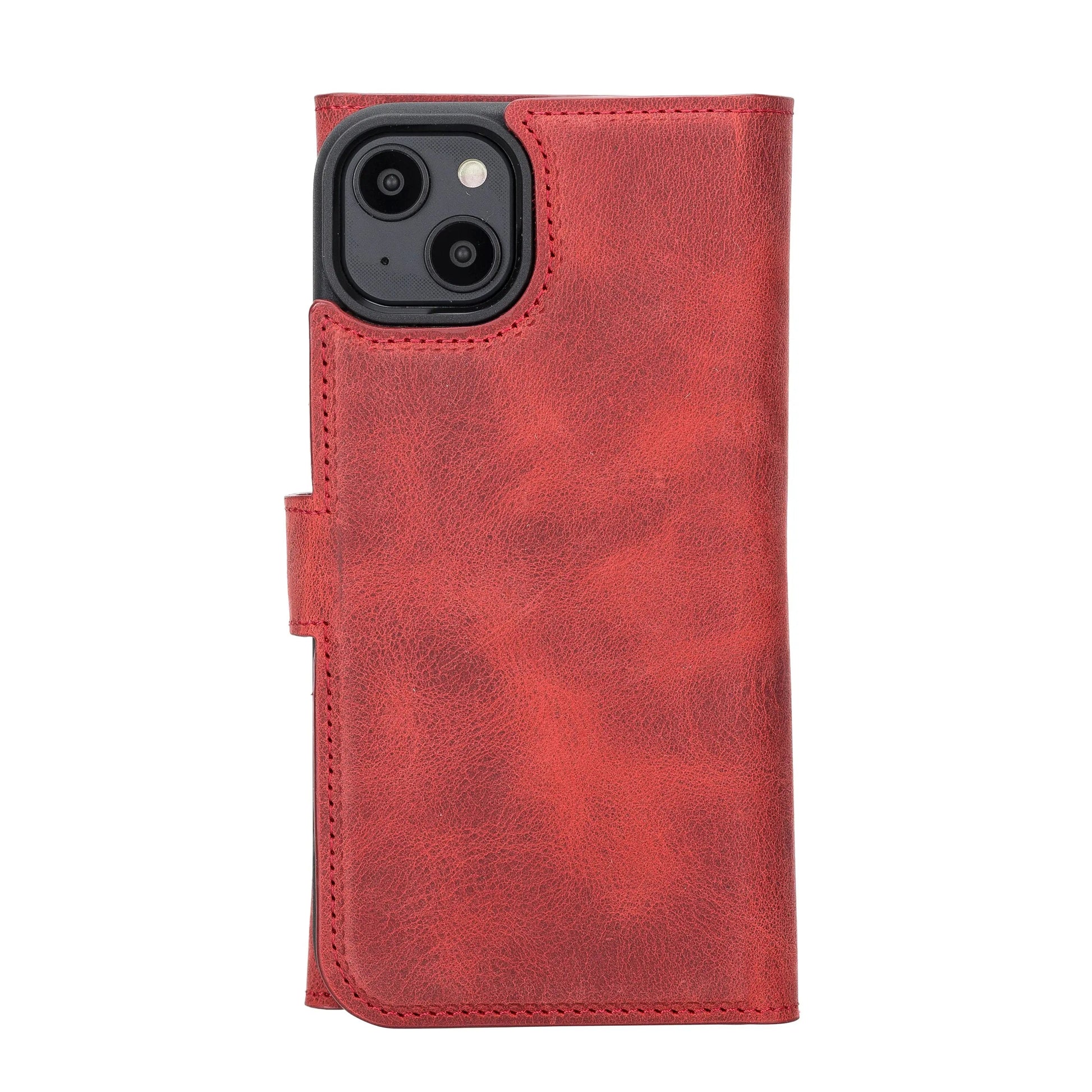 iPhone 14 Plus Leather Wallet Case Detachable RFID – Santa Mizuri Leather